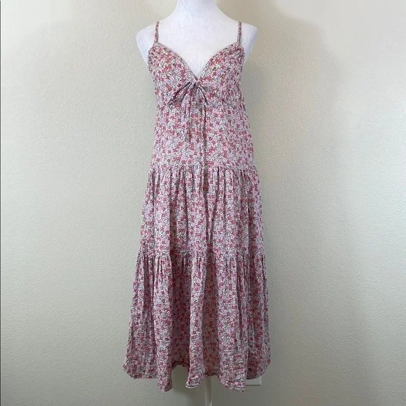 rebecca taylor ruched tiered dress Rebecca Taylor Ruched Lace Dress
